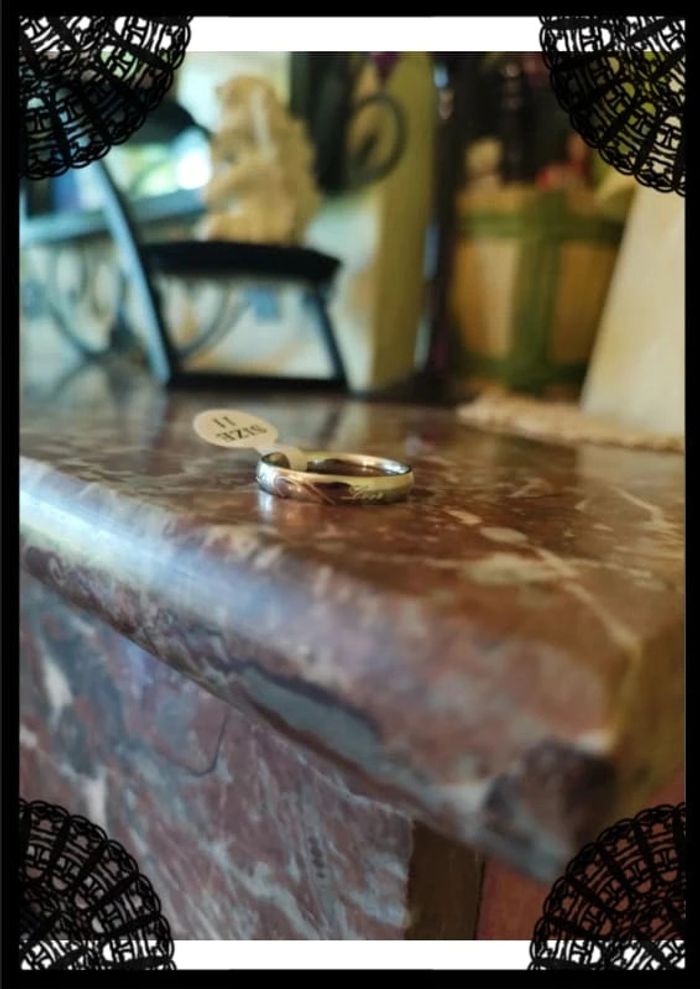 Bague inscription Real Love en acier 20,6 mm - photo numéro 12