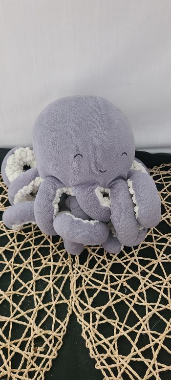 Peluche Pieuvre Ocean Blue - Little Dutch
