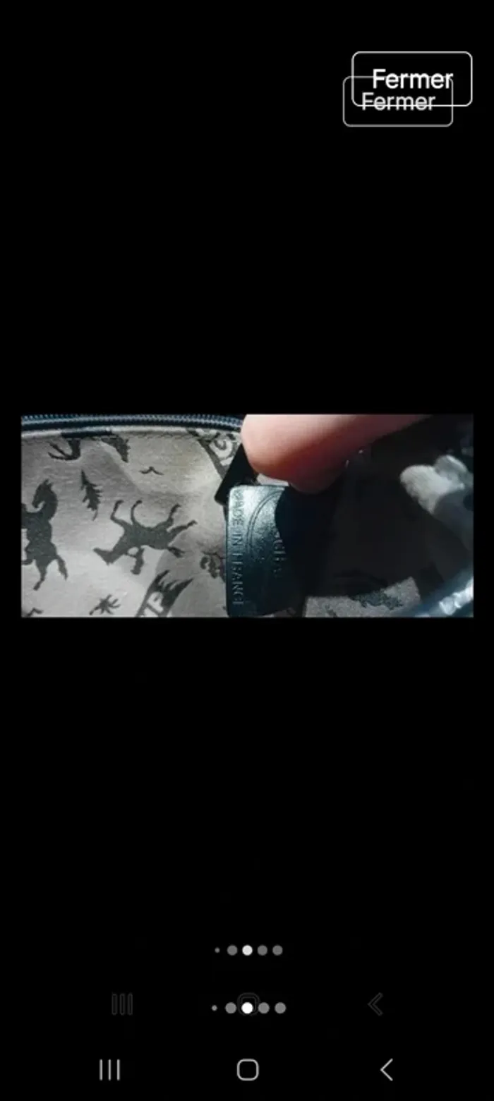 Sac longchamp en bandoulière petites imperfections voir photos - photo numéro 10