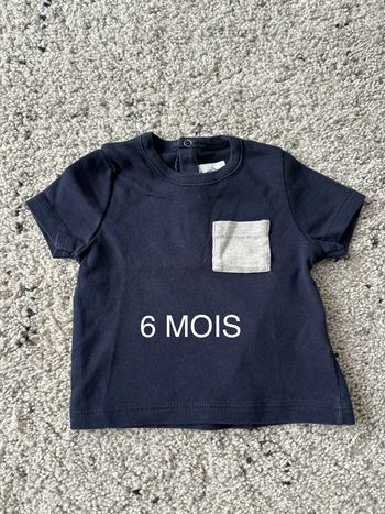 T-shirt garçon 6 mois