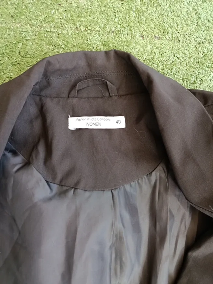 Blazer noir simple Fashion Prívate Company taille 40 - photo numéro 3
