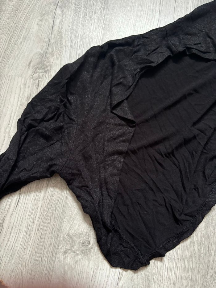 Gilet noir court à paillettes S - photo numéro 5