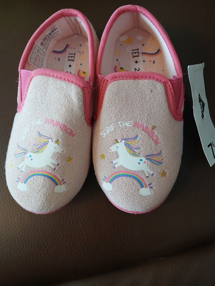chaussons fille licorne 29