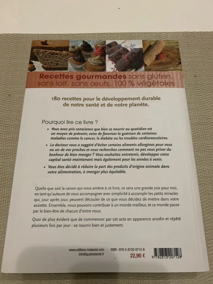 Recettes gourmandes sans gluten, sans lait, sans œufs, 100% végétales - photo numéro 2