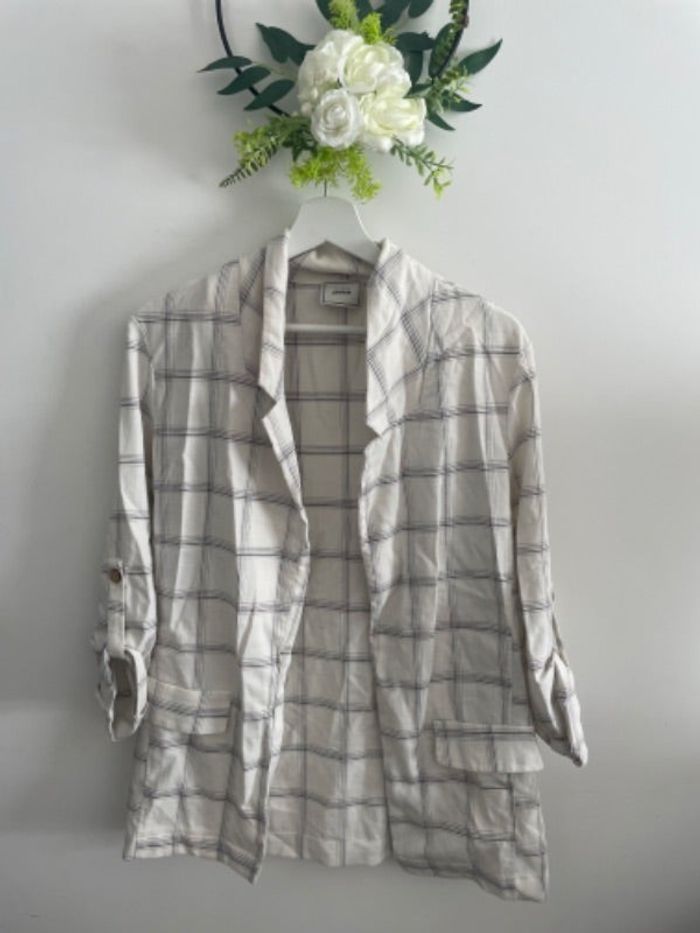 🌸Veste blazer a carreaux pimkie taille 34 demi saison 🌸