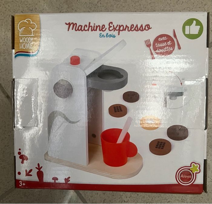 Machine à expresso en bois