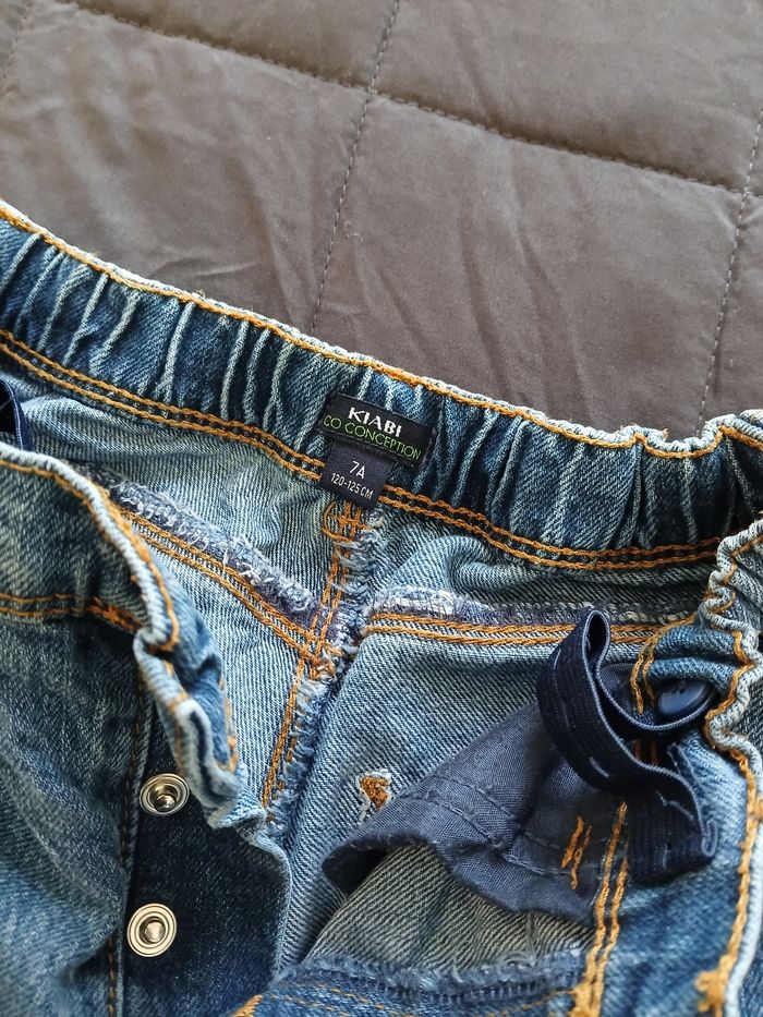 Beau jeans fille, taille 7 ans - photo numéro 4