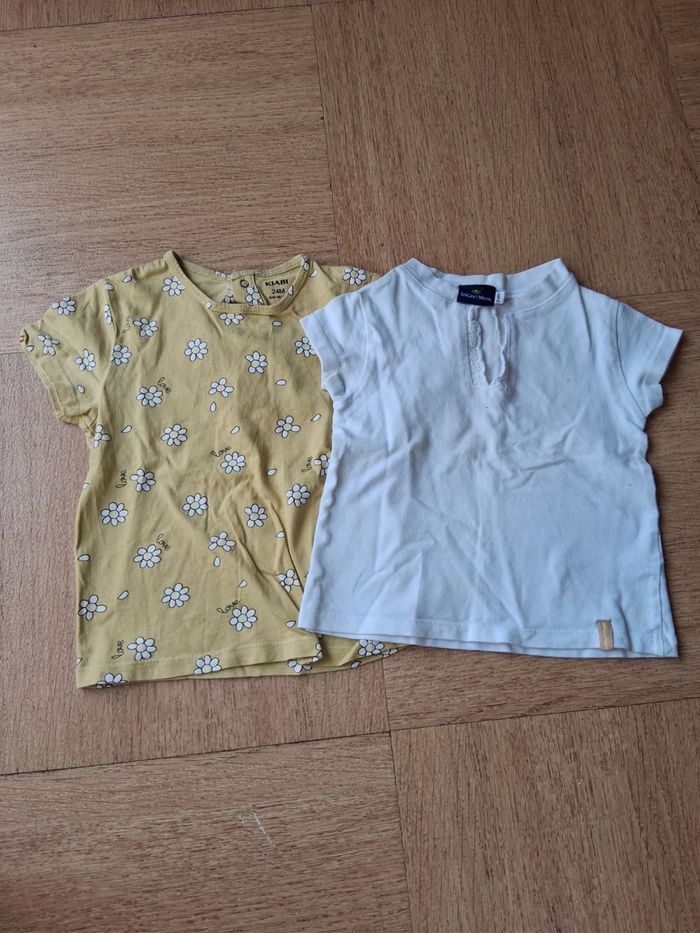 Lot 2 tee shirt manche courtes