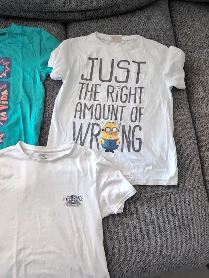 Lot de 5 Tee-shirt manches courtes - photo numéro 4