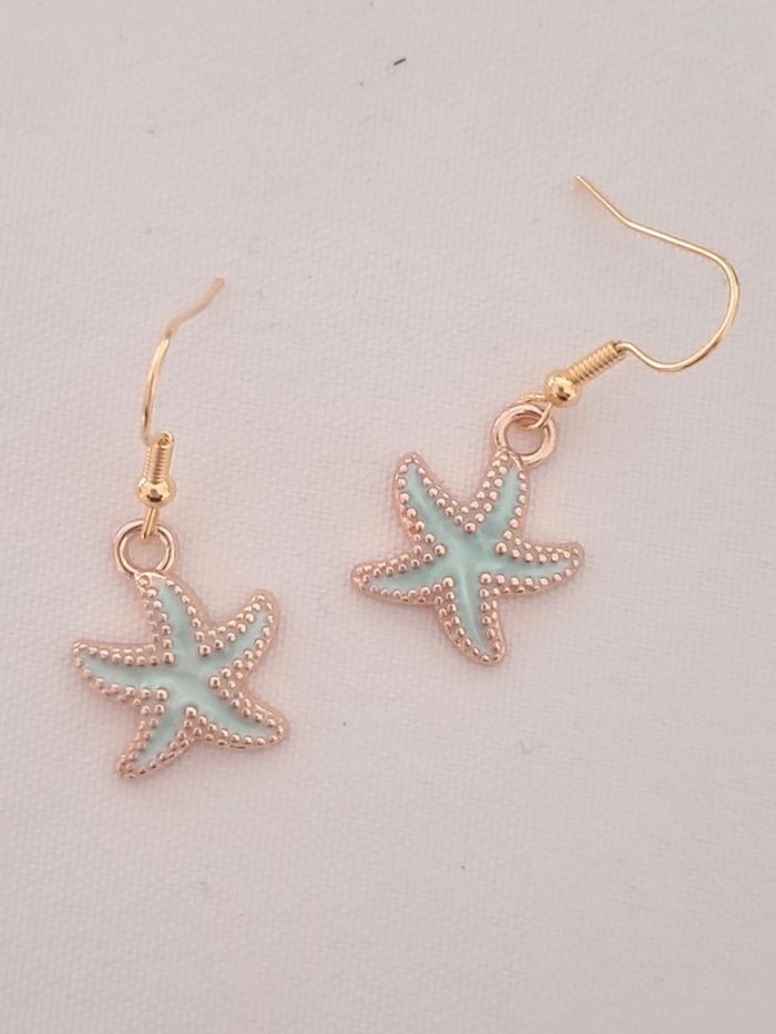 Boucle d'oreille étoile de mer