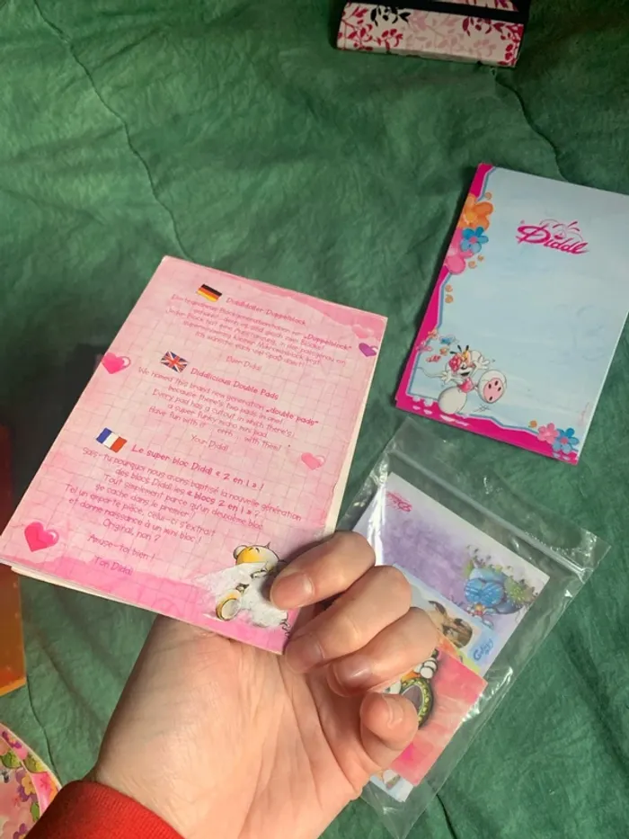 Bloc diddl + boire avec carnet de feuille - photo numéro 4