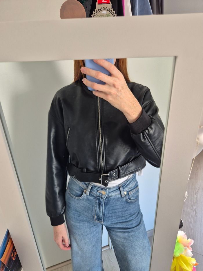 Veste en cuir