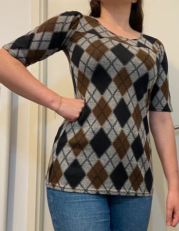 Pull fin manches courtes