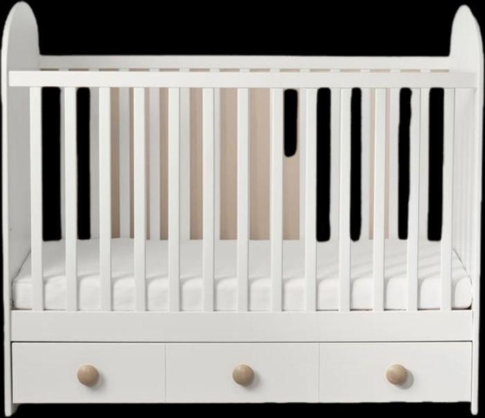 IKEA GONATT lit bébé évolutif (2 hauteurs) avec tiroir / possibilité lot avec accessoires - photo numéro 2