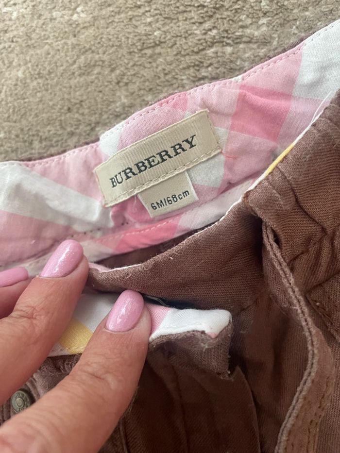 Short Burberry 6 mois - photo numéro 2