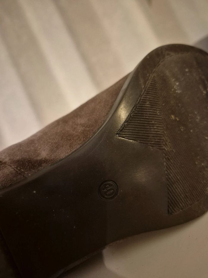 Bottines Marron femme taille 40 - photo numéro 8