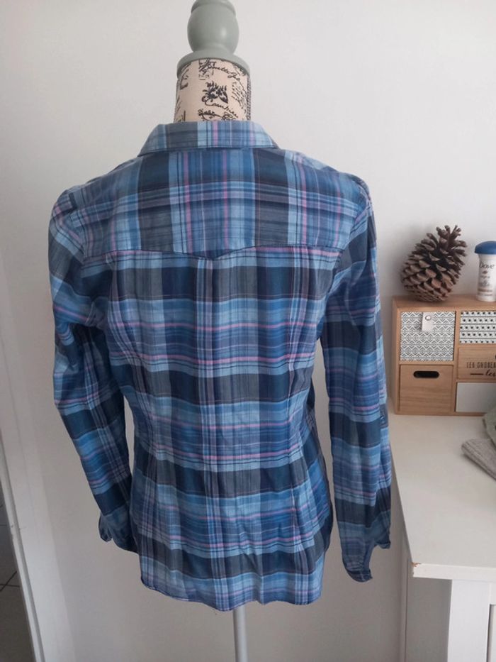Chemise à carreaux camaieu - photo numéro 2
