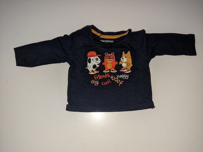 Lot de 5 t-shirts à manches longues 3 mois - photo numéro 4