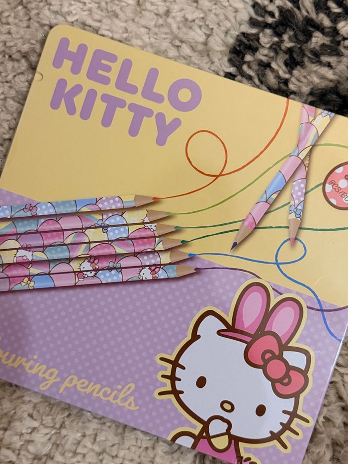 Crayon de couleur hello kitty - photo numéro 2