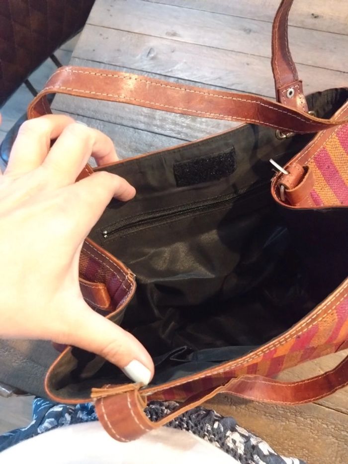 Ensemble sac été et porte pochette en fibres naturelles - photo numéro 6