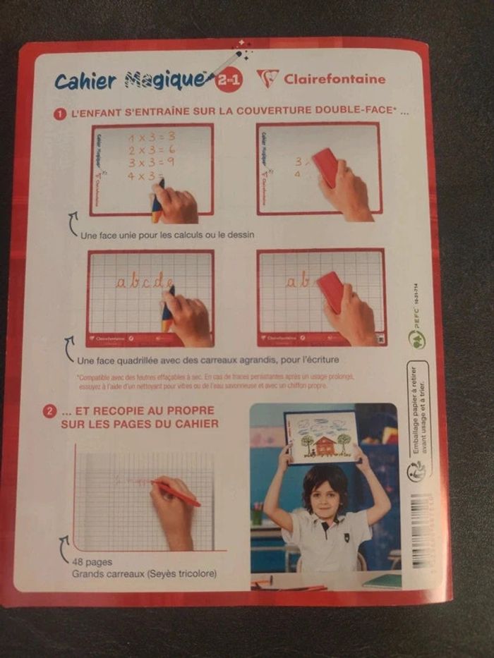 Petit cahier magique clairefontaine - photo numéro 2