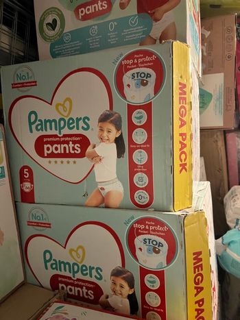 Pampers t 5/6 lot de 2 cartons 