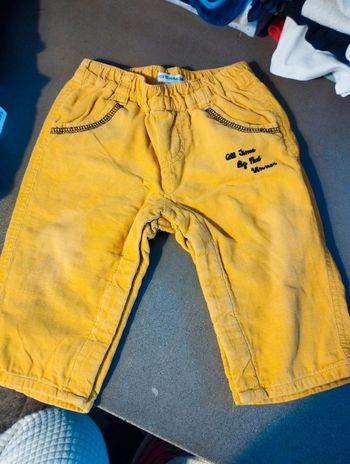 Pantalon velours Vertbaudet 9 mois