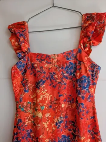 Superbe robe multicolore orange 🧡