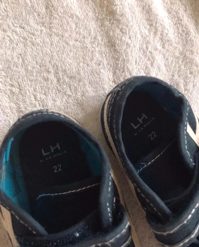 Basket toile à scratch 🌟 Taille 22 🌟 LH by la Halle - photo numéro 6