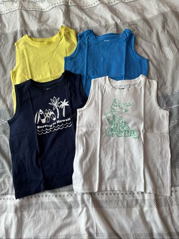 Lot de 4 débardeurs