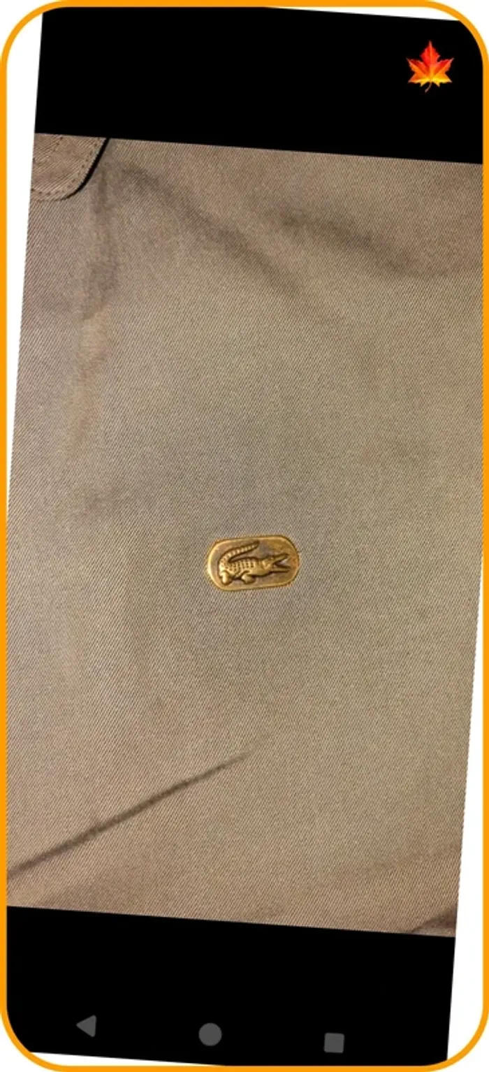 Veste Harrington Lacoste vintage XXL - photo numéro 2