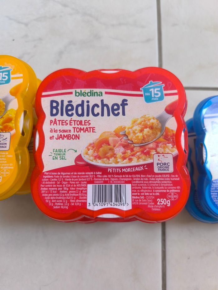 Lot de 9 plats blédichef 15 mois - photo numéro 4