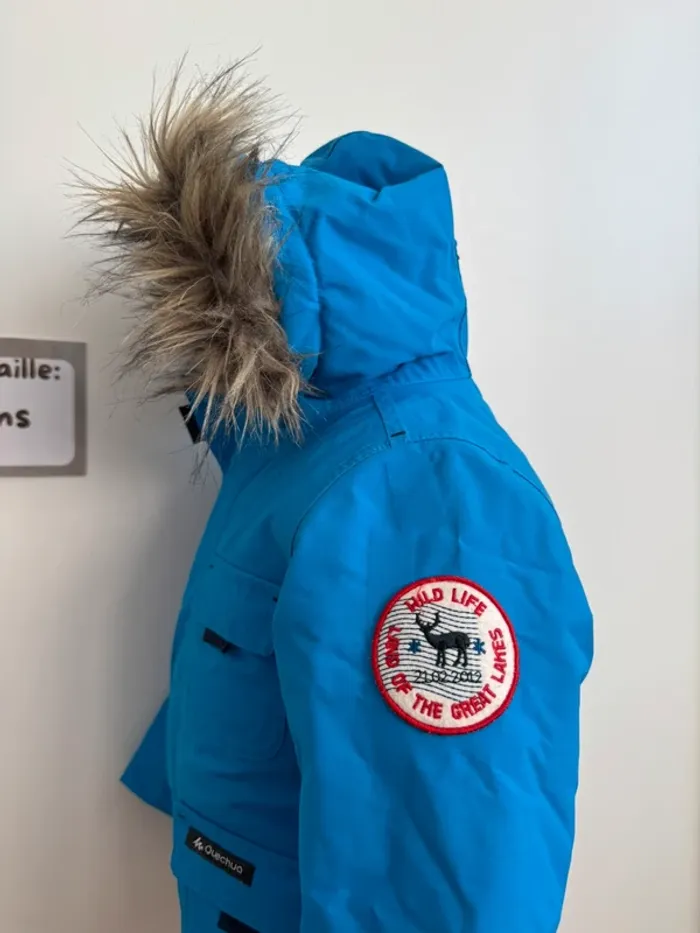 Manteau bleu - taille 3 ans 🌼 - photo numéro 2