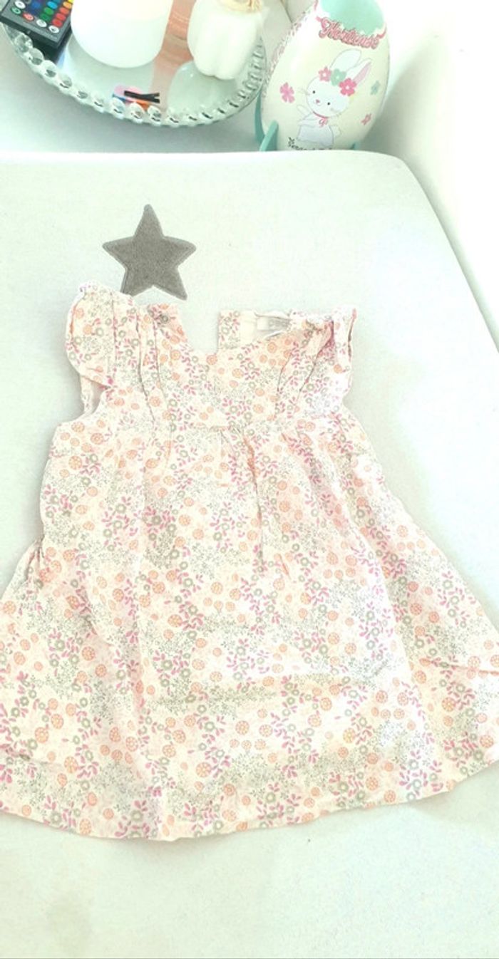 Robe été bébé fille 6 mois + culotte