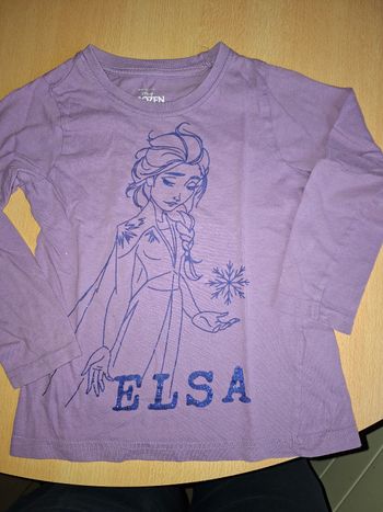 Tee-shirt manches longues frozen 110 116 cm