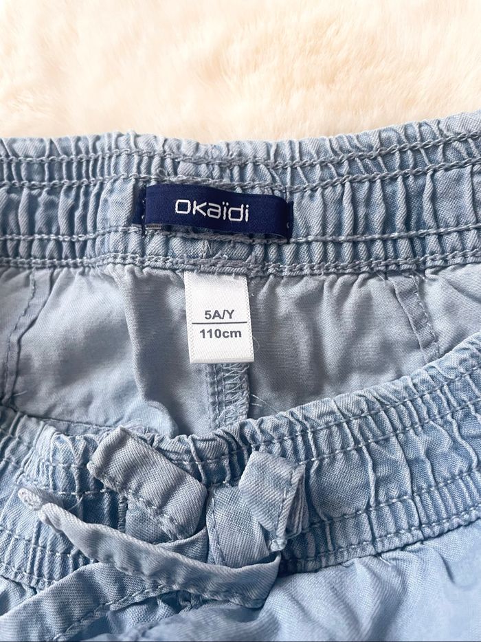 Lot de deux shorts bleus 5 ans - photo numéro 7