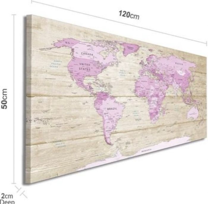 Grand Atlas World Crème 🌎120x50 Emballé dans du plastique - photo numéro 5