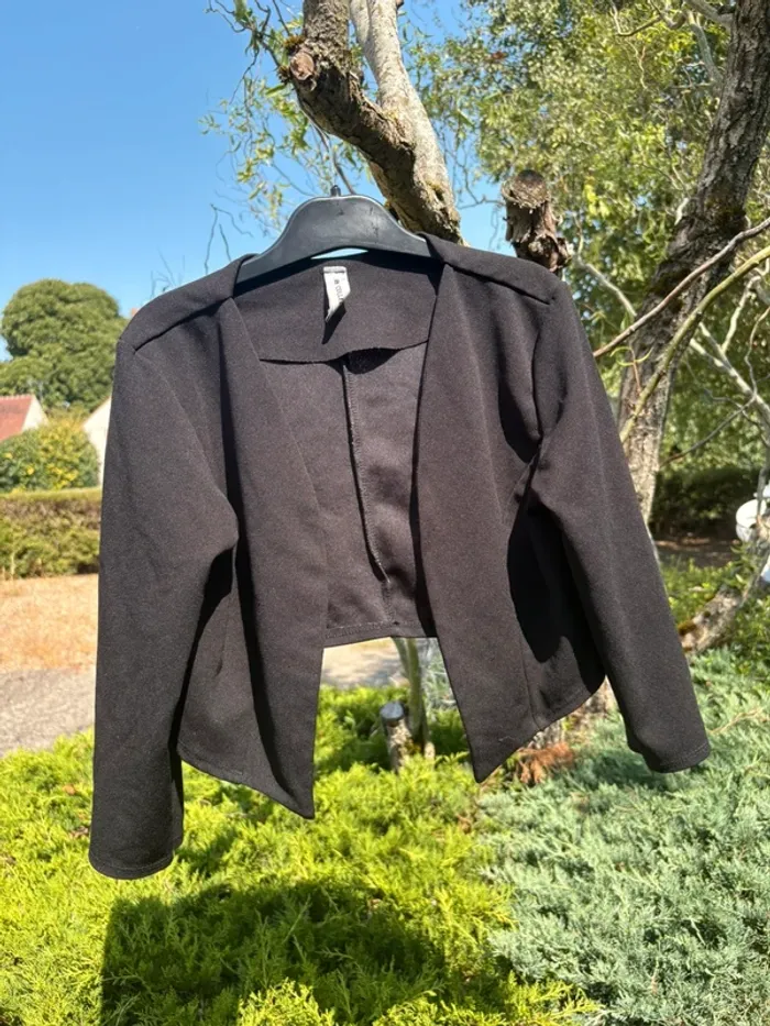 Gilet court noir