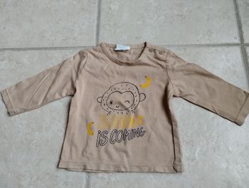 T-shirt manches longues 3 mois