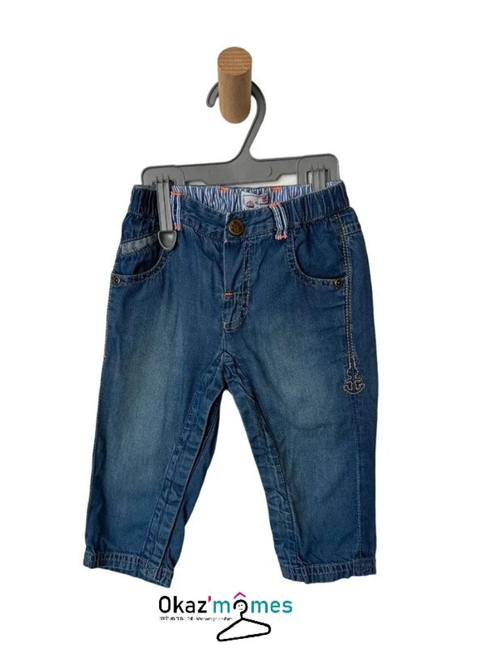 Pantalon léger confortable bleu denim - Mayoral 75cm - photo numéro 2