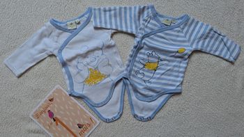 Lot 2 body croisé Disney 1 mois