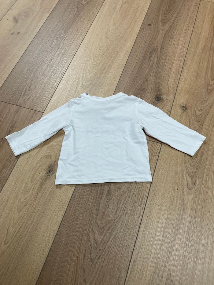 T-shirt manches longues blanc - photo numéro 4