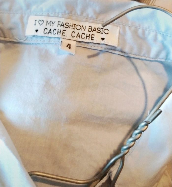 Chemise bleue ciel, Cache-cache Taille 4 - photo numéro 5