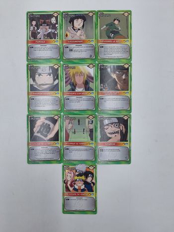 Lot 76 : 10 x Naruto FR Vintage 2006
