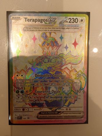 Carte Pokémon Terapagos ex SVP165 Promo Écarlate et Violet