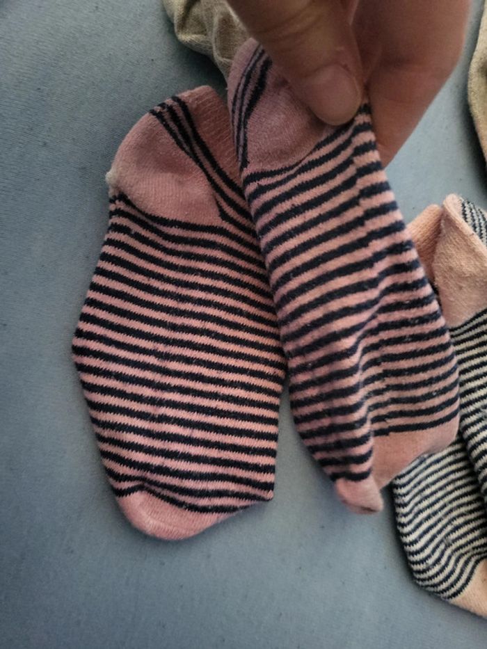 Lot de 4 socquettes fille 31/34 ,tex - photo numéro 5