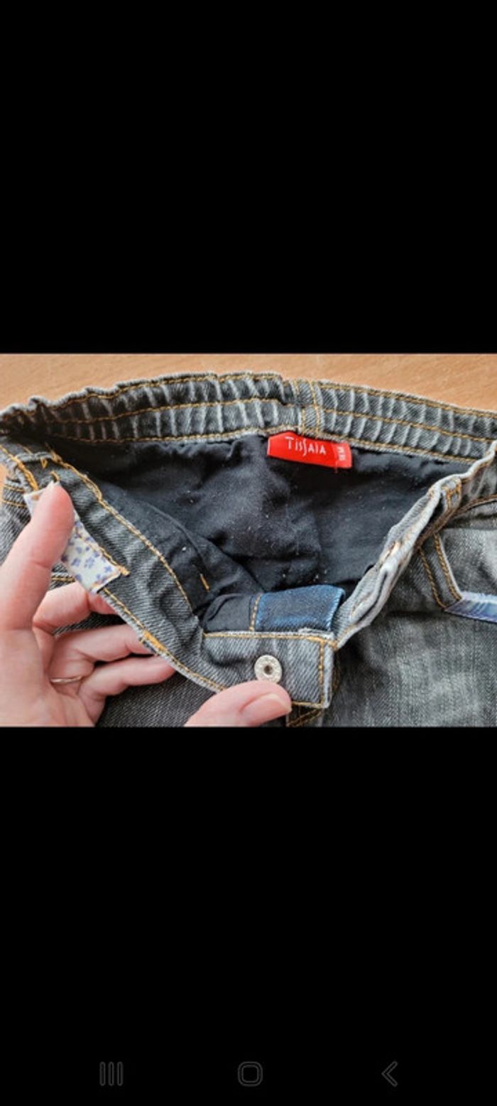 2 pantalons jeans chauds doublés 18 mois - photo numéro 9