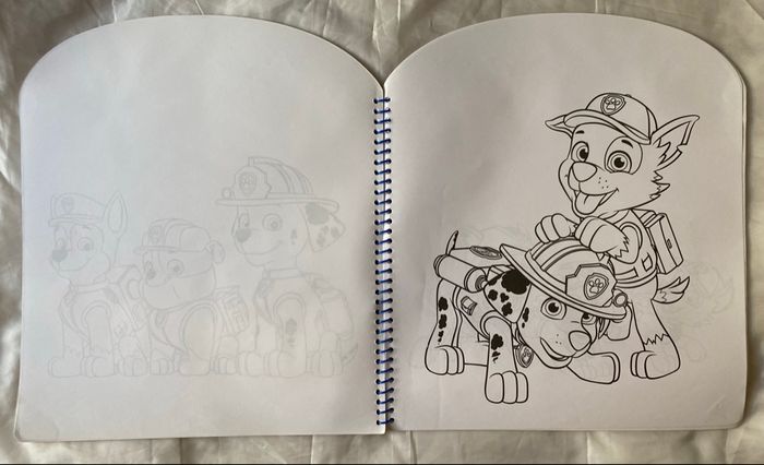Cahier de coloriage géant Pat Patrouille - photo numéro 3