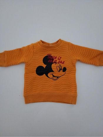 Pull bébé  Mickey orchestra 3 mois