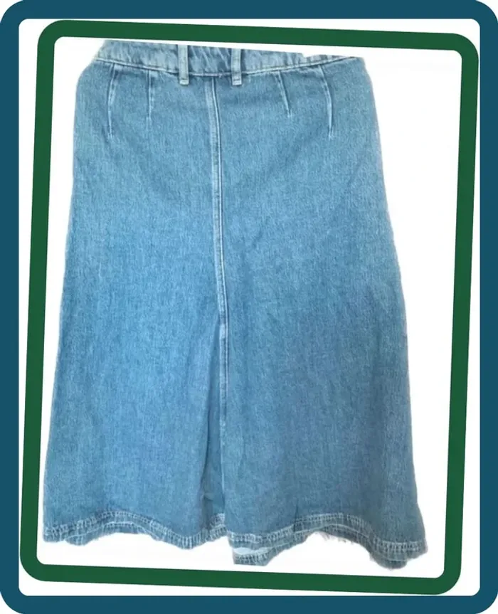 Jupe mi-longue en jean évasée Esprit T/38 - photo numéro 3